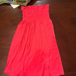 Strapless Cover Up Dress